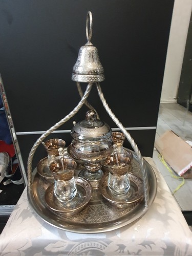 Antique turkish coffee set - antique,