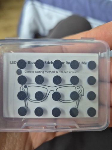 Low tack led light - led, blocking