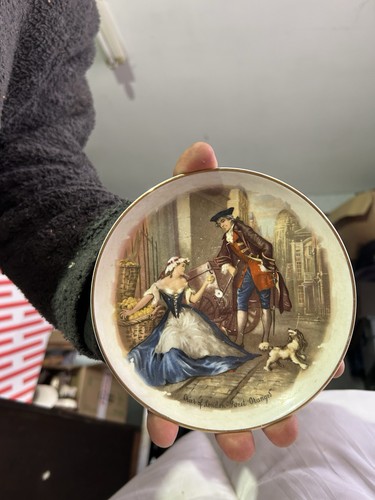 Liverpool road pottery plate - road,