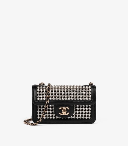 Chanel black quilted lambskin - chanel,