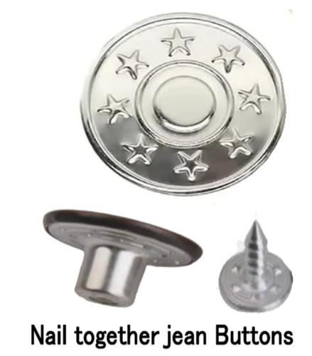 Metal jeans buttons hammer - jeans,