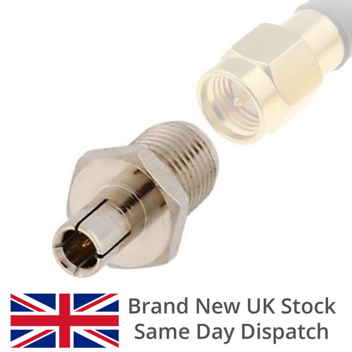 Sma female ts9 adapter - female, to