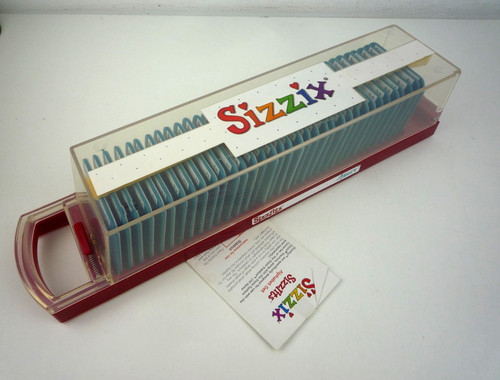 Sizzix sizzlits azure - azure, alphabet