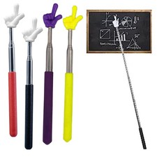 Finger Pointer Stick Telescopic Teachers Handheld Pointer Stick for Classroom 