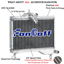 2 Row Aluminium Radiator For Yamaha RZ350 84-85 RD350 RD250 YPVS 19884 1986