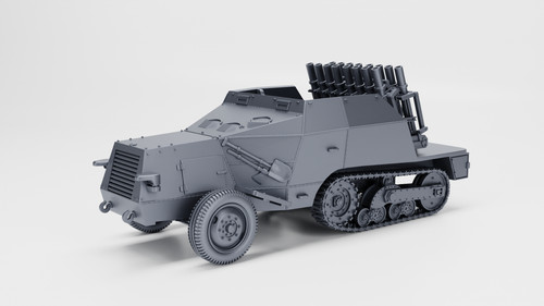 Ww2 german half - half-track, s307