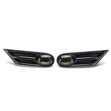 PAIR FOR BMW MINI R56 R57 LED FRONT SIDE INDICATOR REPEATER SCUTTLE TRIM KIT