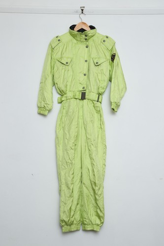 Vintage ski suit green retro - vintage,