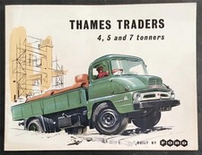 FORD THAMES TRADER Trucks 4, 5 & 7 Ton Sales Brochure SEP 1958 #5863/958