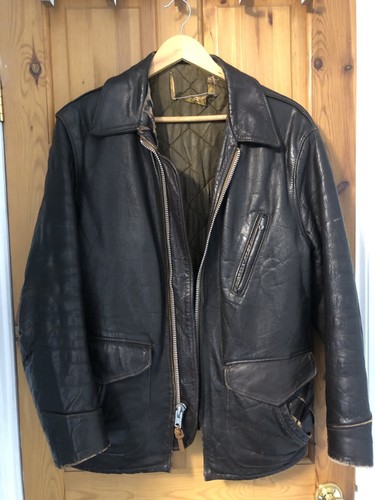 Vintage steerhide brown half - steerhide,