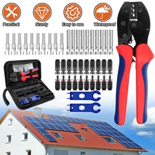 Solar Crimper Tool Connector Spanner PV Crimping Kit for 2.5/4/6mm² Solar Cable