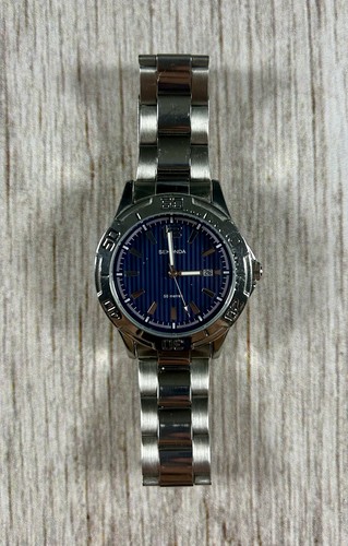 Sekonda blue dial stainless - sekonda,