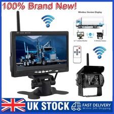 7" LCD Monitor Wireless Car
