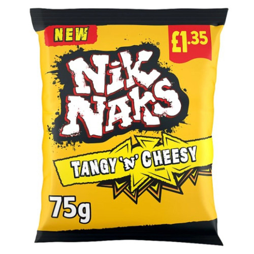 Nik naks tangy cheesy - nik,