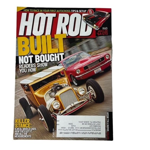 Hot rod magazine october - magazine, u