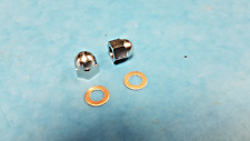 TRIUMPH PRIMARY COVER CHROME NUT X2   21-0544  1969-83 TR6 T120 TR7 T140V T140E
