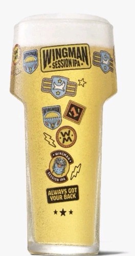Brew dog wingman pint - brew, glass