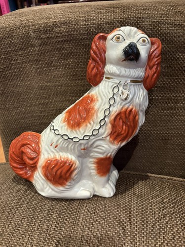 Vintage staffordshire flatback - vintage,