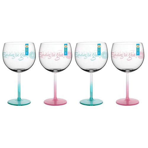 Set pink blue printed - set, of