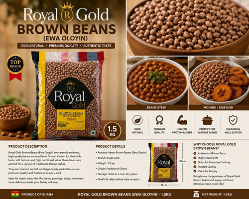 Royal gold brown beans ewa - royal,