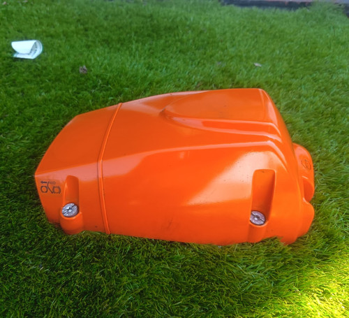 Orange plastic top - orange,