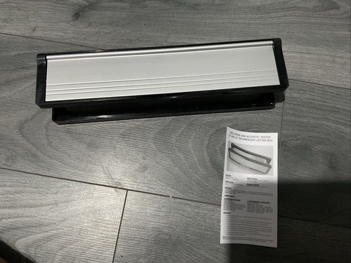 Letterbox graphite upvc door - letterbox,