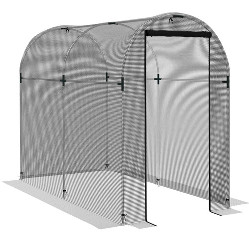 Galvanised steel fruit cage - galvanised,