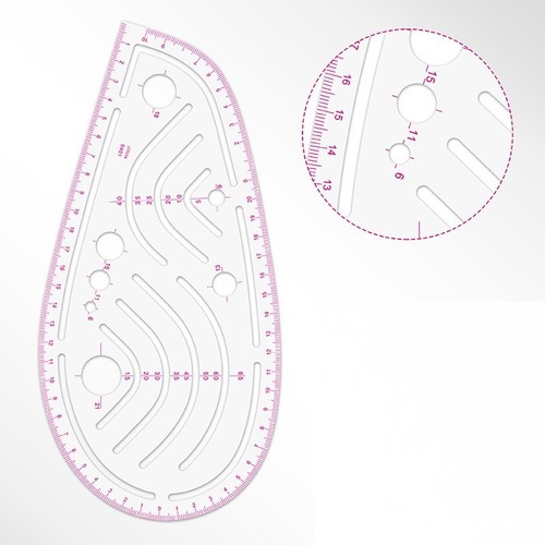 Multifunction curve ruler - multifunction,