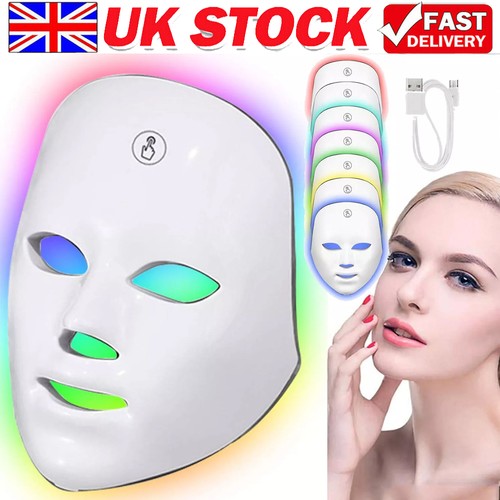 Led facial mask color red - mask,