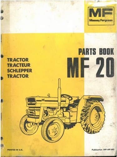 Massey ferguson tractor - massey, mf20