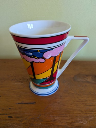 Wren mug art deco - art,