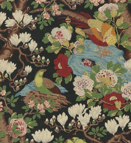 Baker curtain fabric - &, j