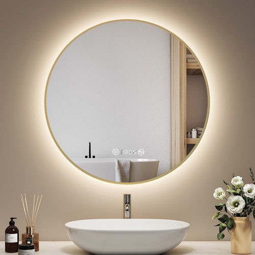 Emke round led - led, mirror
