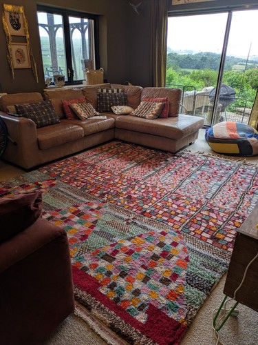 Vintage moroccan berber rug - vintage,