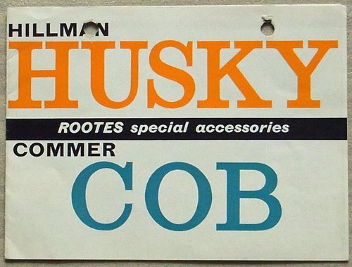 Hillman husky commer - hillman, cob