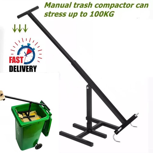 Wheelie bin compactor dustbin - compactor,