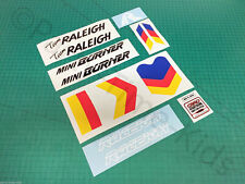 Old school bmx Custom MINI Team Aero Pro Burner Stickers Decal Set 