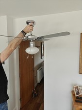 Ceiling Fan With Light Chrome