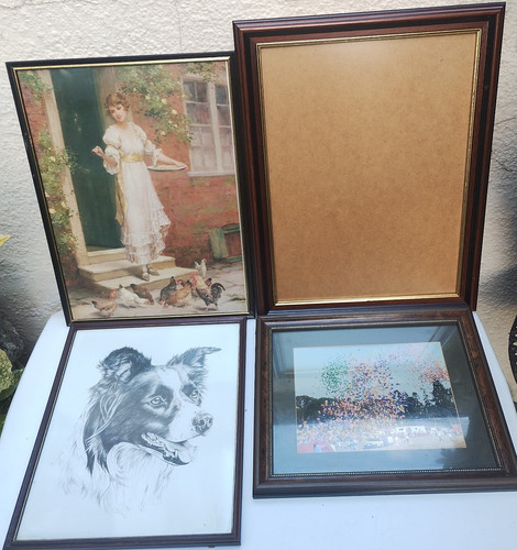 Job lot wooden picture photo - job,