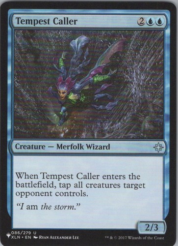 Tempest caller the list - u,