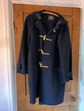Vintage Gloverall Men's Duffle Coat. Large 44in Navy Blue Woollen