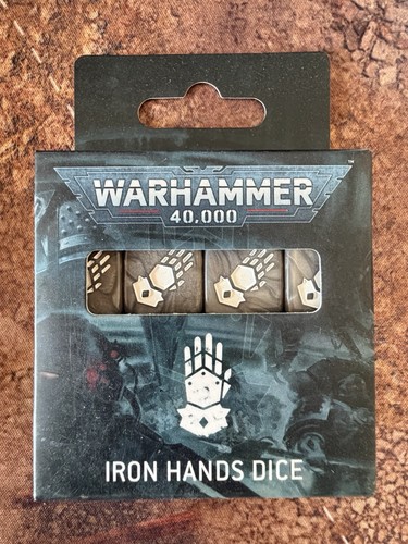 Warhammer 40k iron hands dice - 40k,