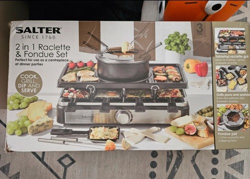 Salter electric raclette grill - electric,