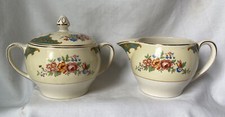 Vintage Pareek Johnson Bros England Sugar & Creamer Set