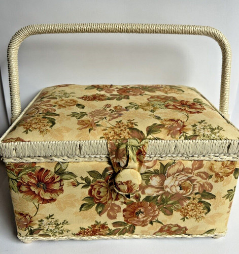 Vintage sewing box floral - vintage,