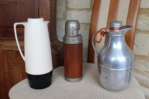 Vintage thermos flasks - thermos,