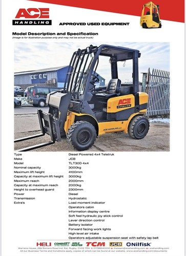 Jcb tlt30d 4x4 4wd - jcb,