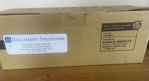 Konica minolta waste toner - waste,