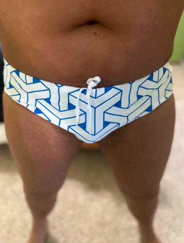 New men sexy geometric white - men's,