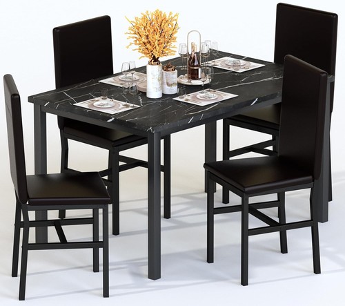 Square dining table set - dining, with4